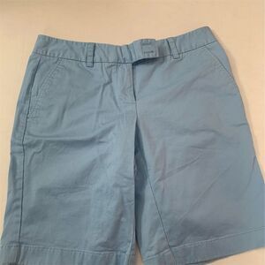 Vineyard Vines Women's Bermuda Shorts Size 4 Blue High-Waisted Casual